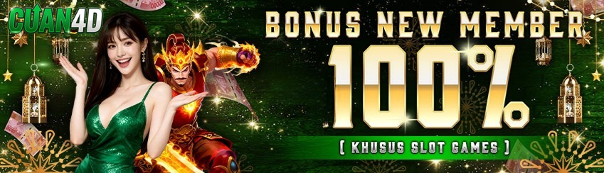 NEW MEMBER BONUS 100% 